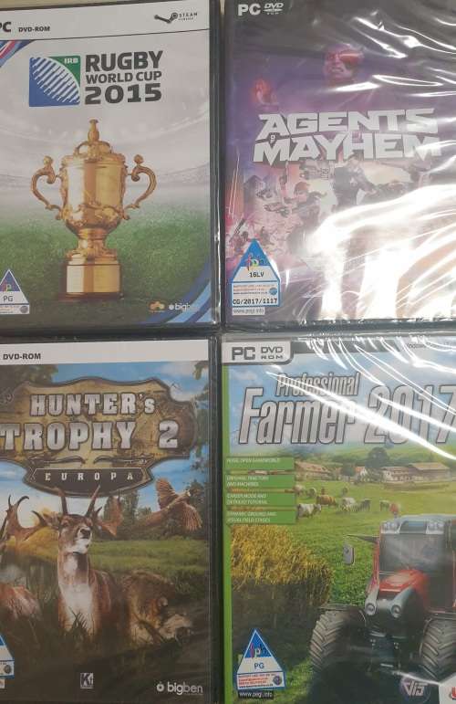 PC Game Bundle - PC DVD Rom (Brand new factory sealed)